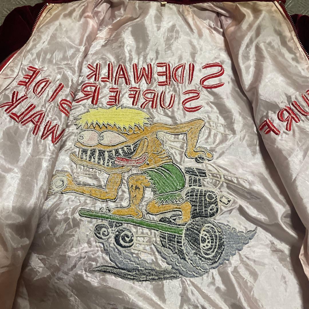 90s 80s SIDE WALK SURFER ベロアジャケット