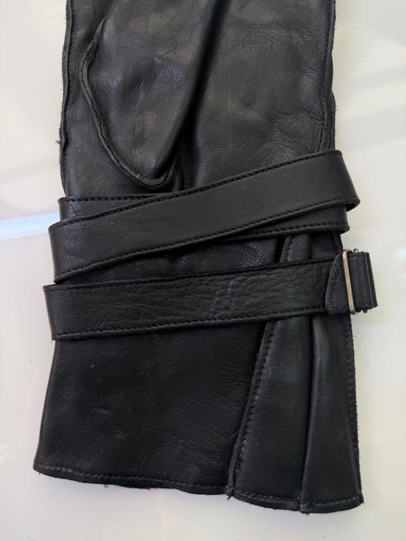 Y's for men/ワイズフォーメン 馬革 ベルト付き レザー手袋