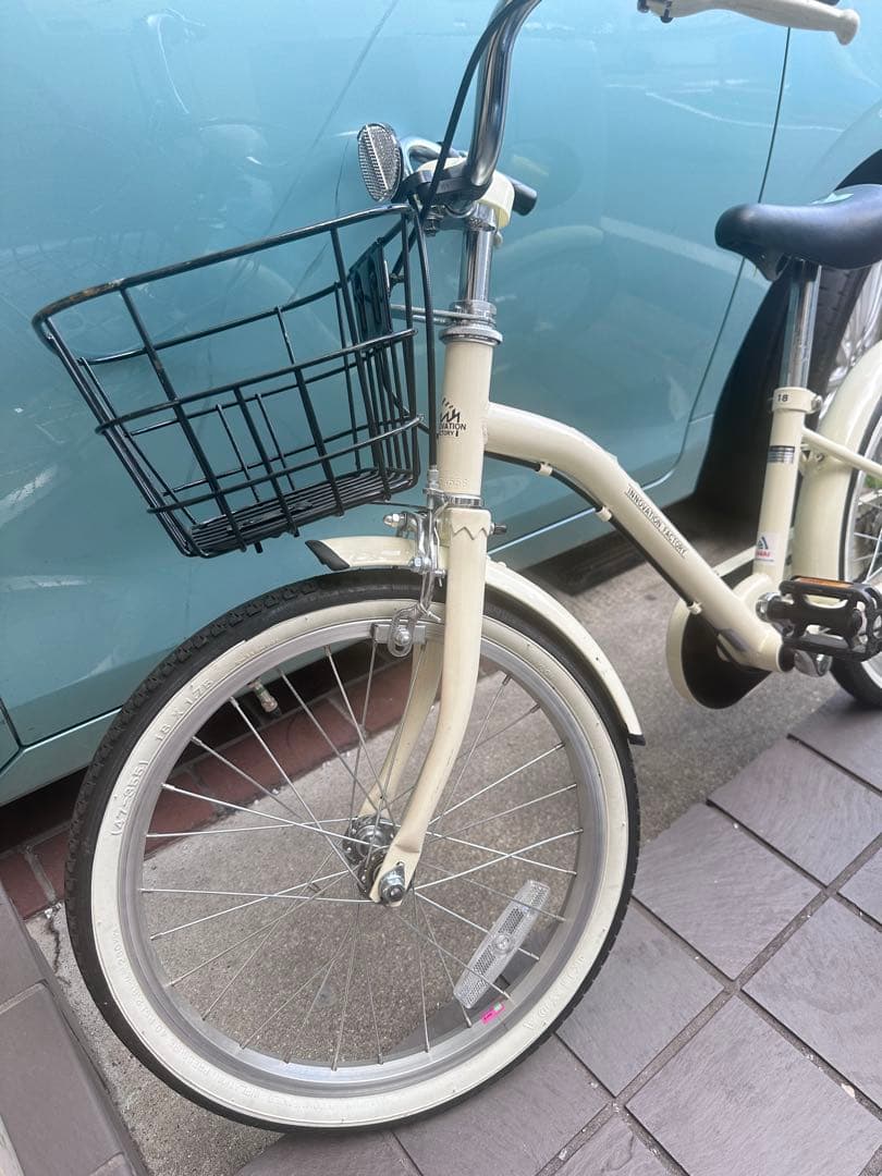 子供用 自転車 あさひ イノベーションファクトリー 18インチ アイボリー
