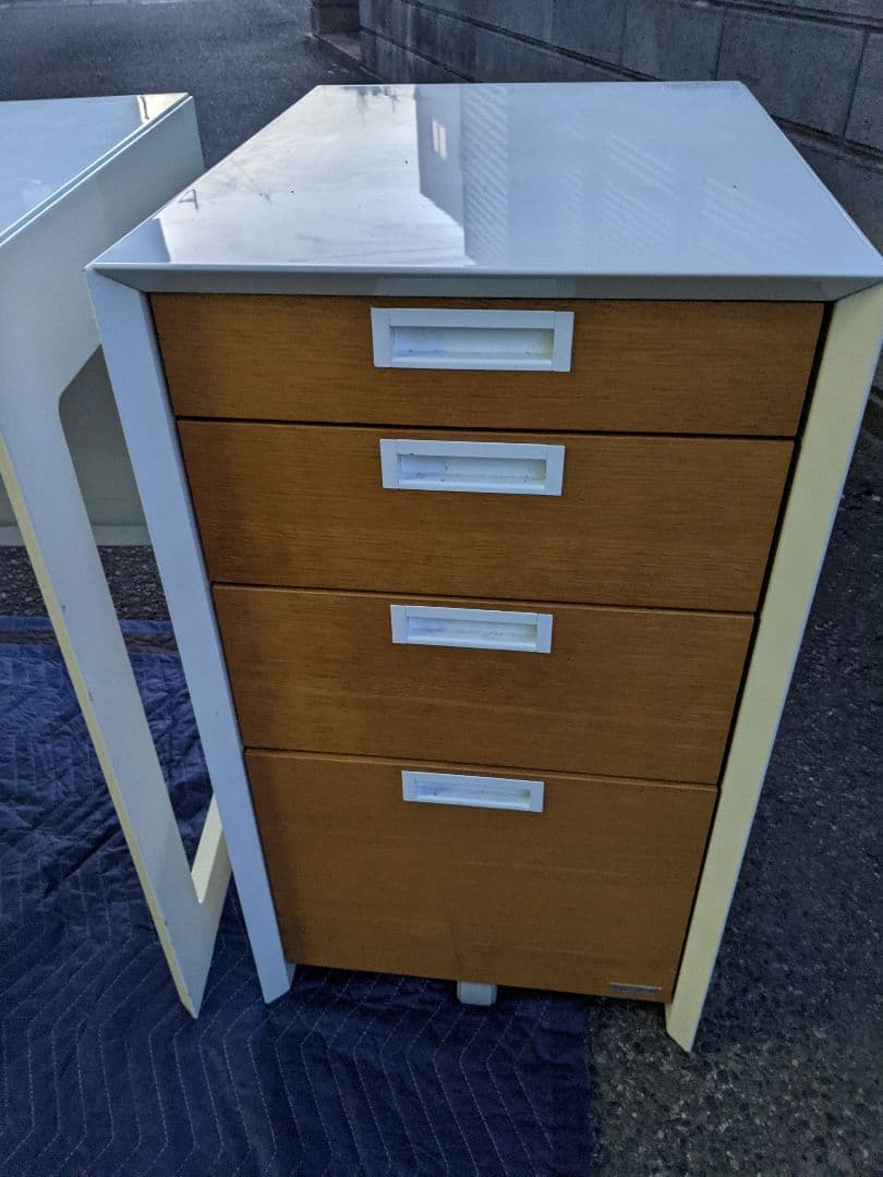 コイズミ　学習机　パソコン机　引き出し付き