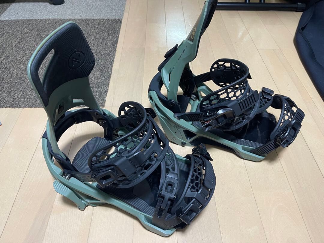 NIDECKER スノーボード ビンディング グリーン　Lサイズ