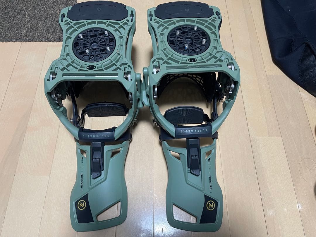 NIDECKER スノーボード ビンディング グリーン　Lサイズ