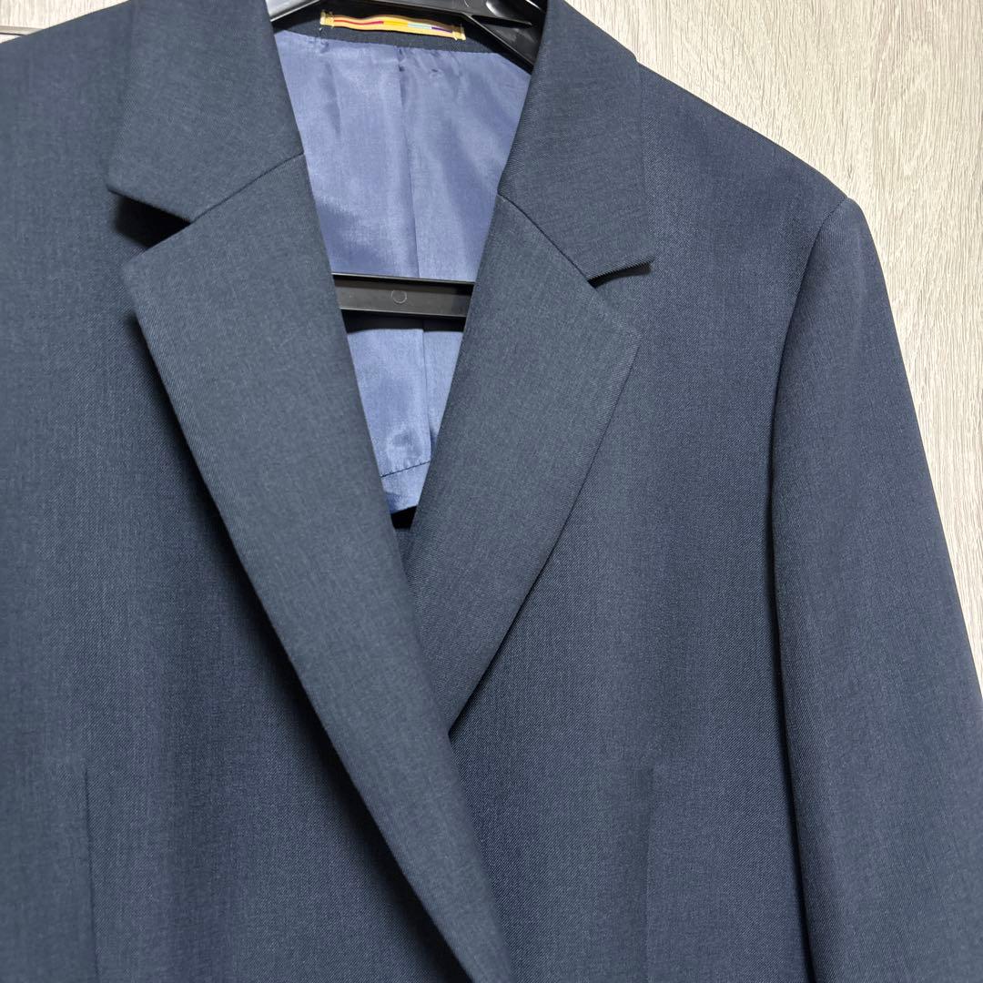 新品同様　オリヒカ　ウォッシャブル　パンツ　スーツ　青紺　上M 下L