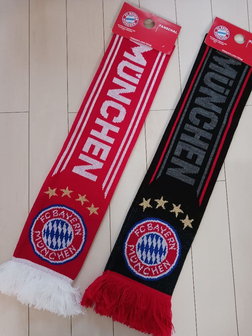 セット購入 現地ドイツ購入 FCバイエルンミュンヘン マフラー 3本セット