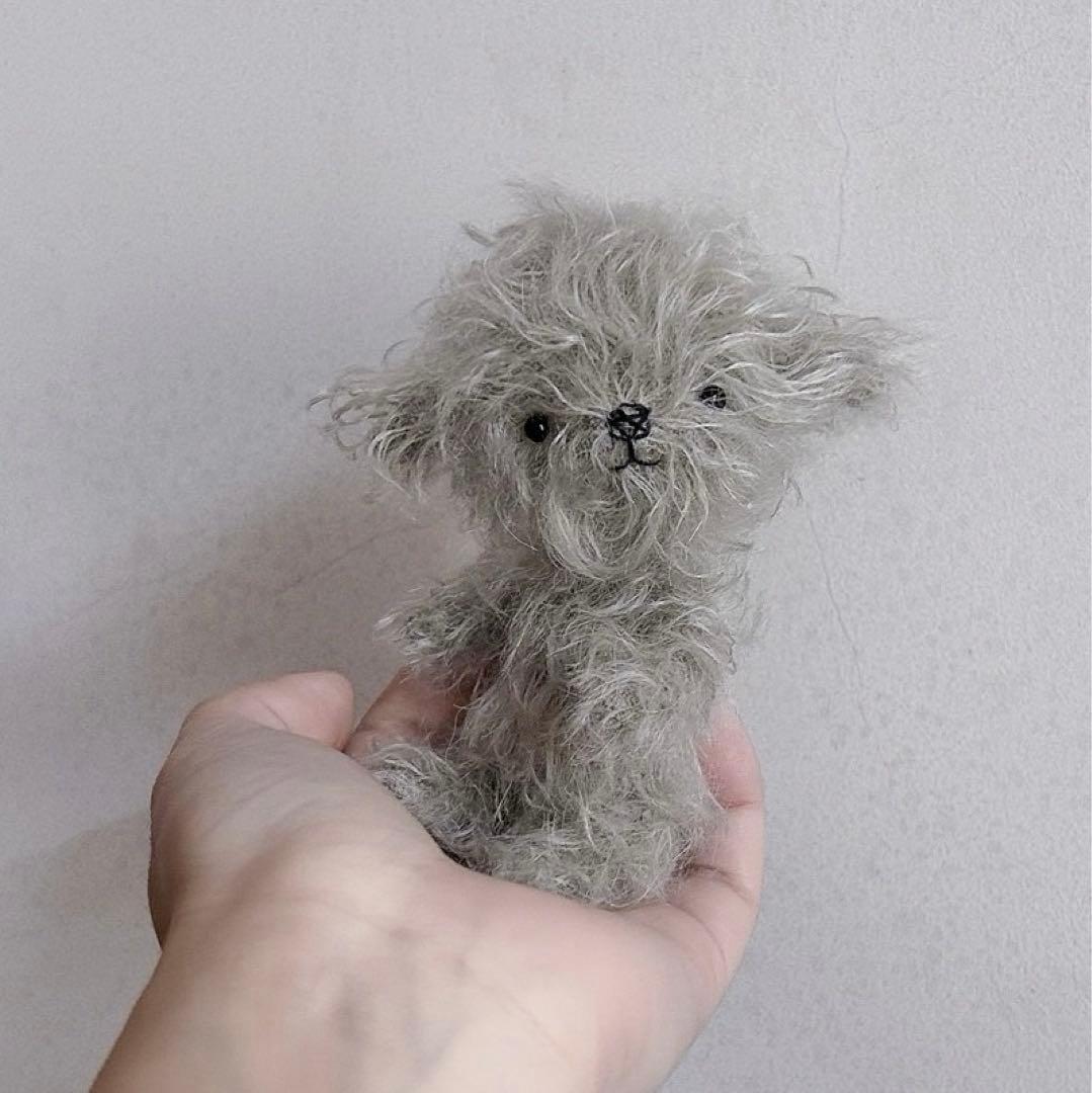 ふさふさワンちゃん 犬 アーティストベア 海外作家様 ハンドメイド ぬいぐるみ