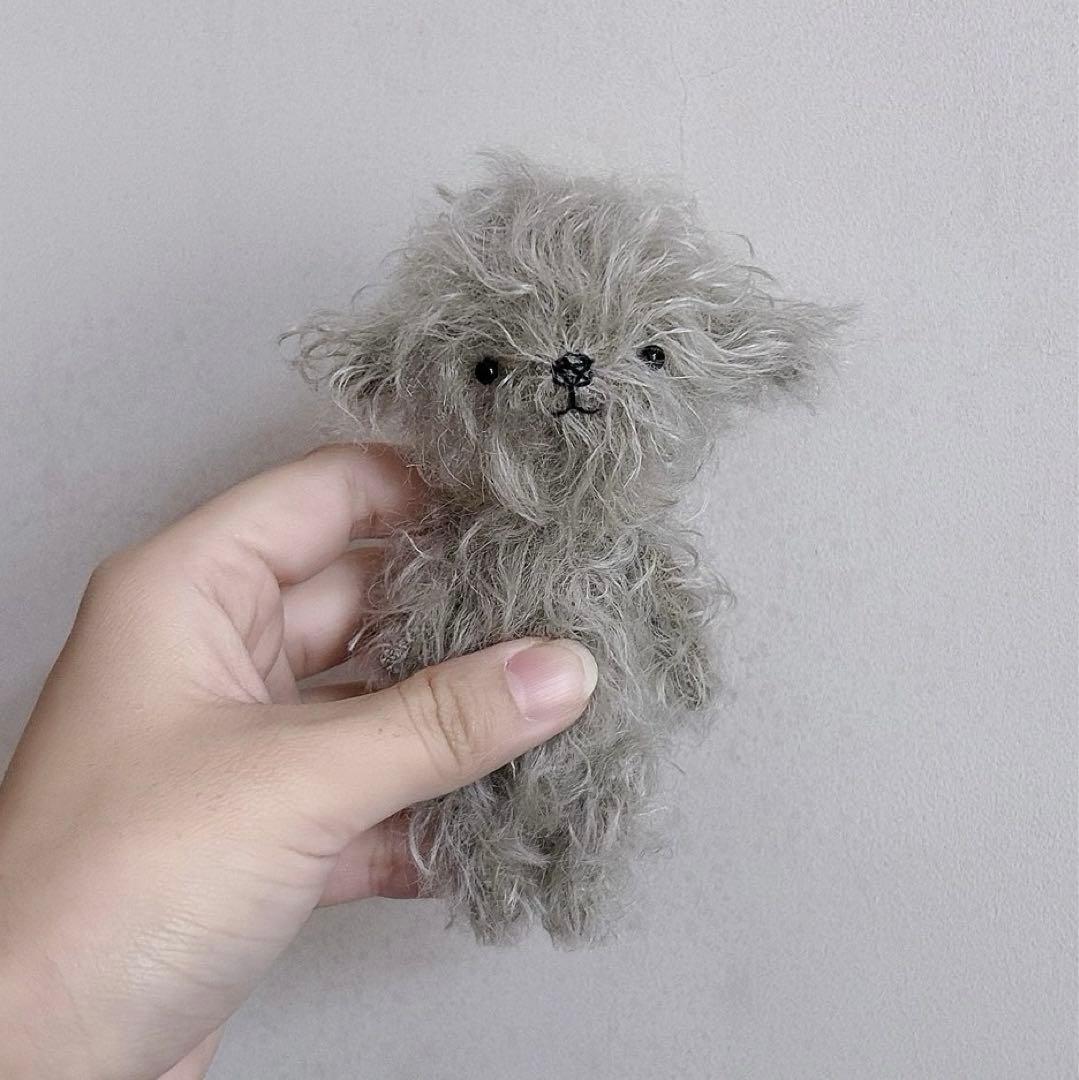 ふさふさワンちゃん 犬 アーティストベア 海外作家様 ハンドメイド ぬいぐるみ