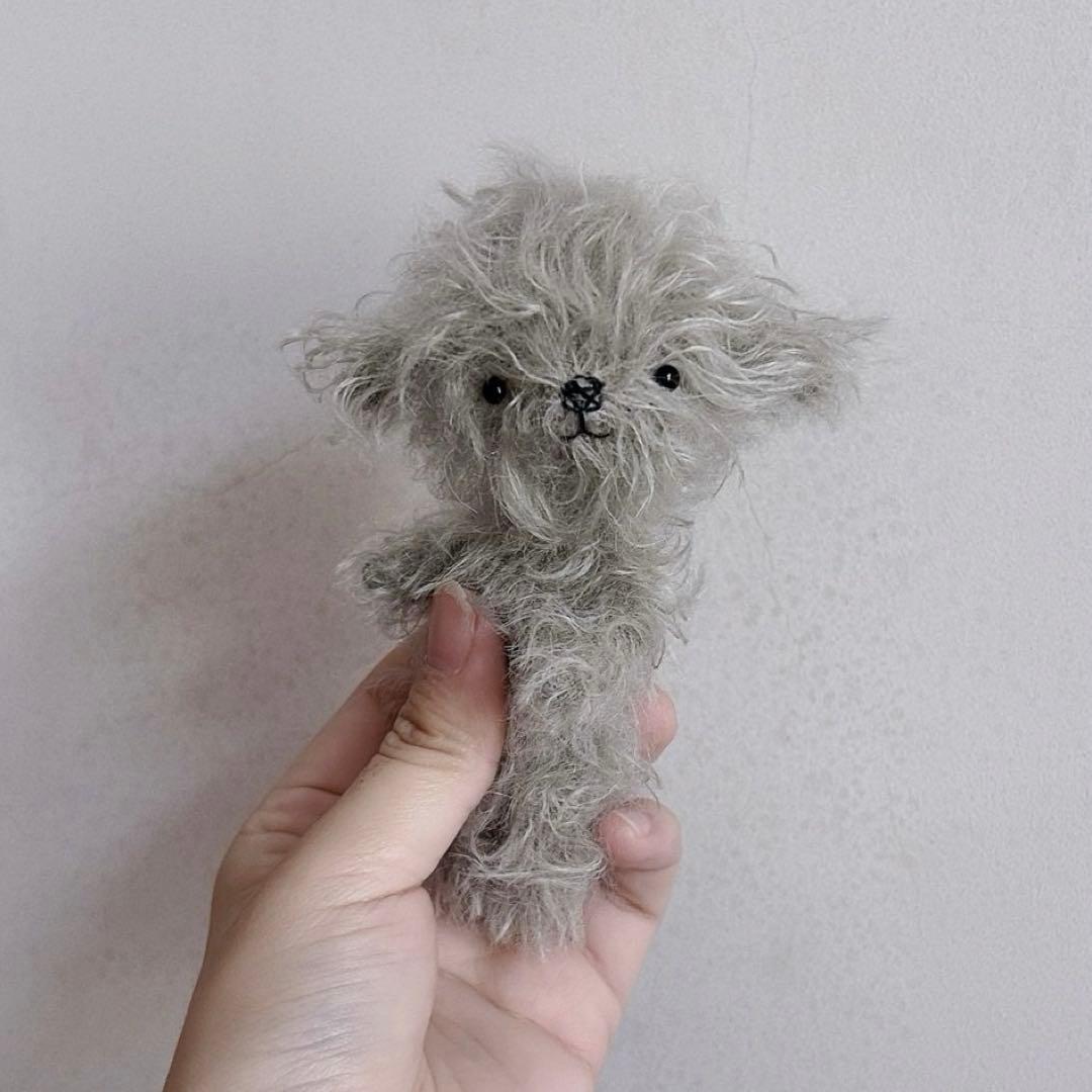ふさふさワンちゃん 犬 アーティストベア 海外作家様 ハンドメイド ぬいぐるみ