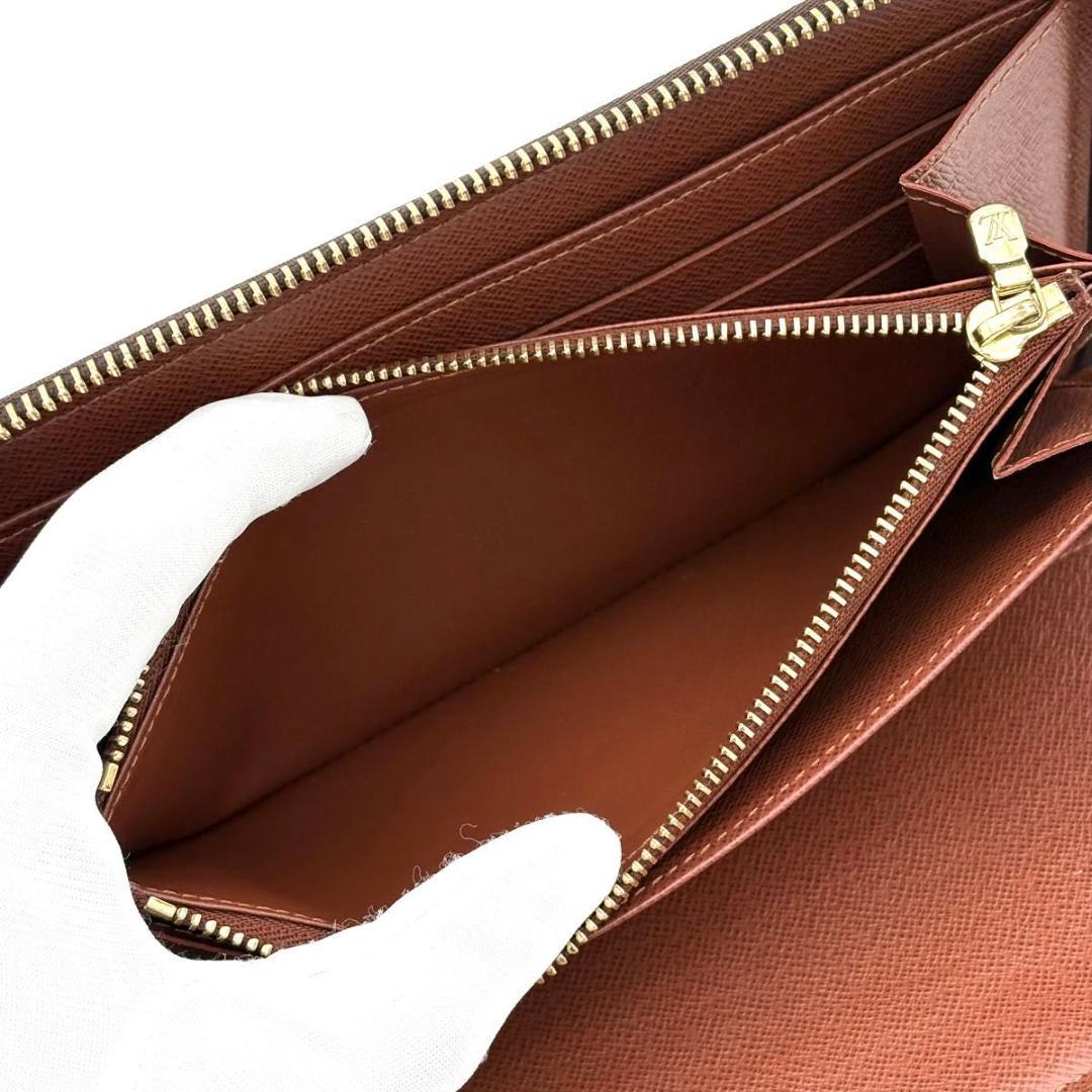 ルイヴィトン 長財布 モノグラム ジッピー オーガナイザー ブラウン 2481