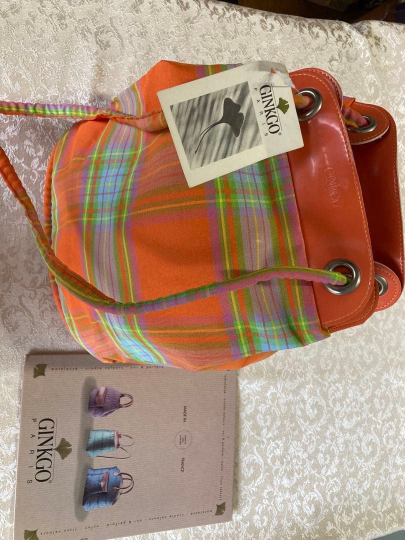 ギンコ　GINKGO リュック　オレンジ色とブルー色　2個