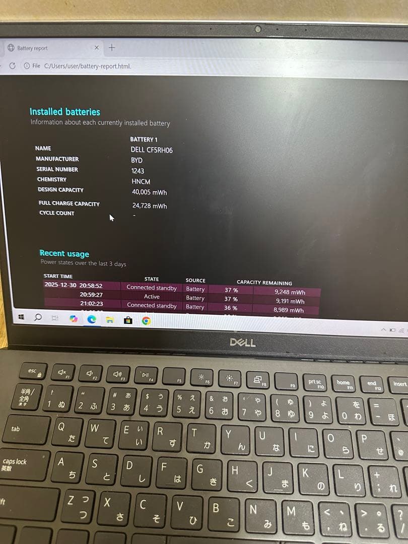 Dell Vostro 5300. Core i5-10210u. メモリ8gb