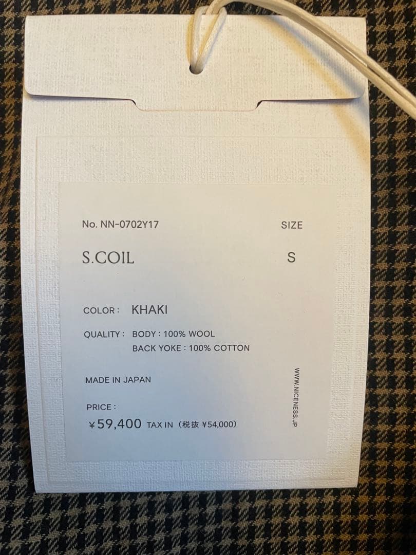 NICENESS S.COIL Sサイズ 26SS