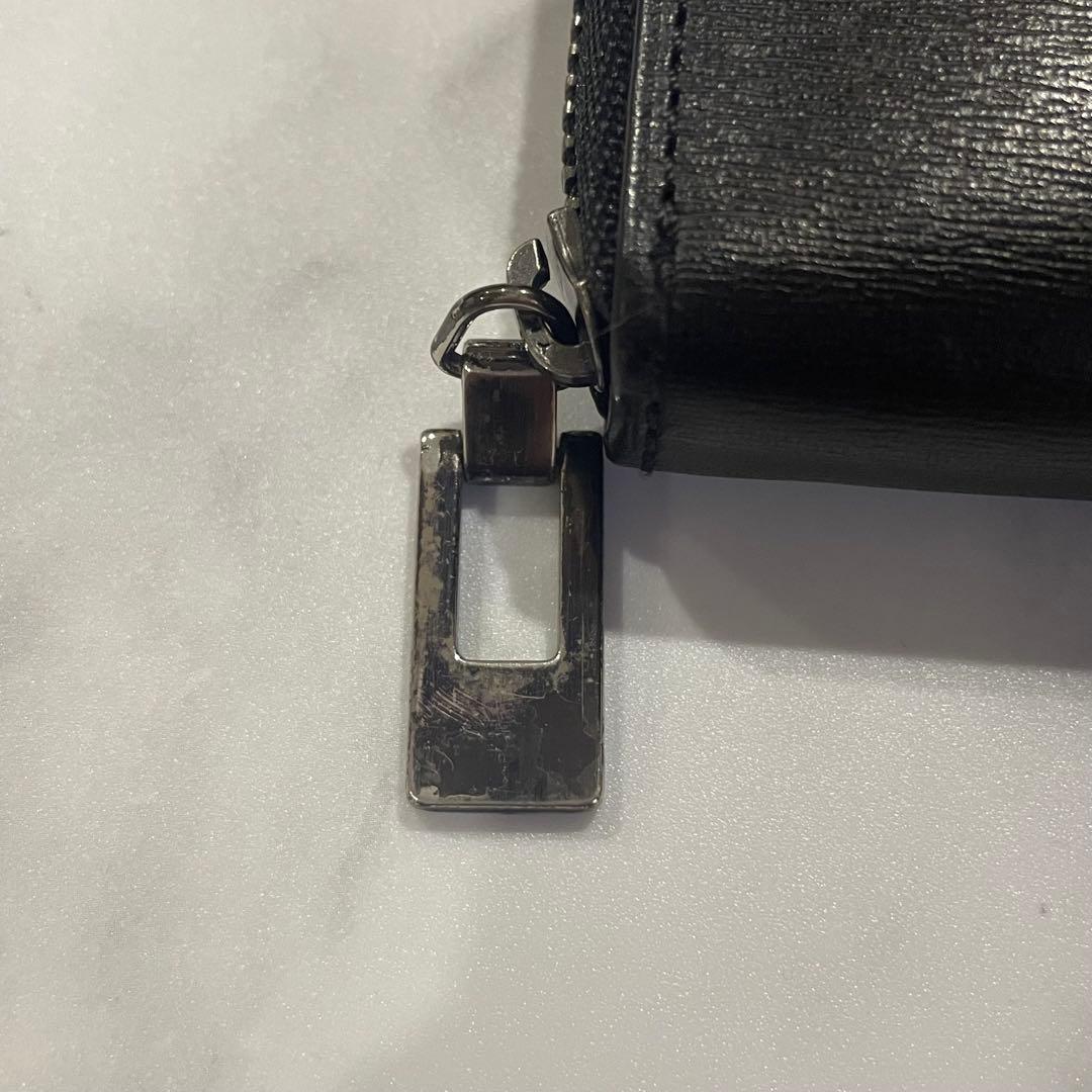 yuhaku 長財布 黒 紫