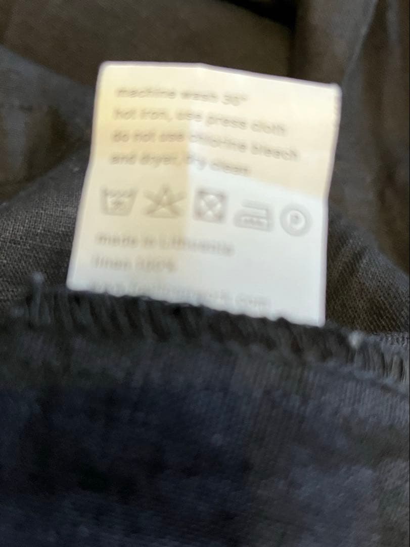 fog linen work ジャンプスーツ　ベック　ブラック