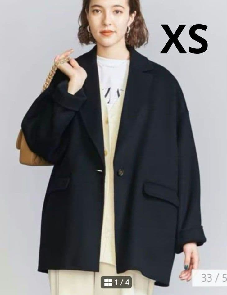 BEAUTY＆YOUTH リバーテーラードミドルコート XSサイズ