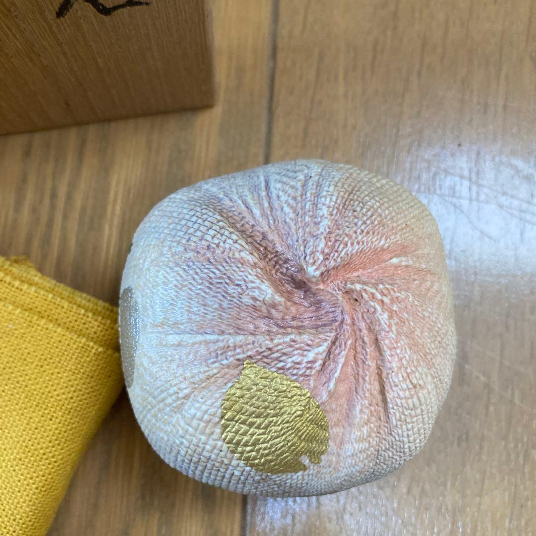 名工【伊藤元彦】布目彩泥 香合 芸術的な布目の景色 茶道具 未使用