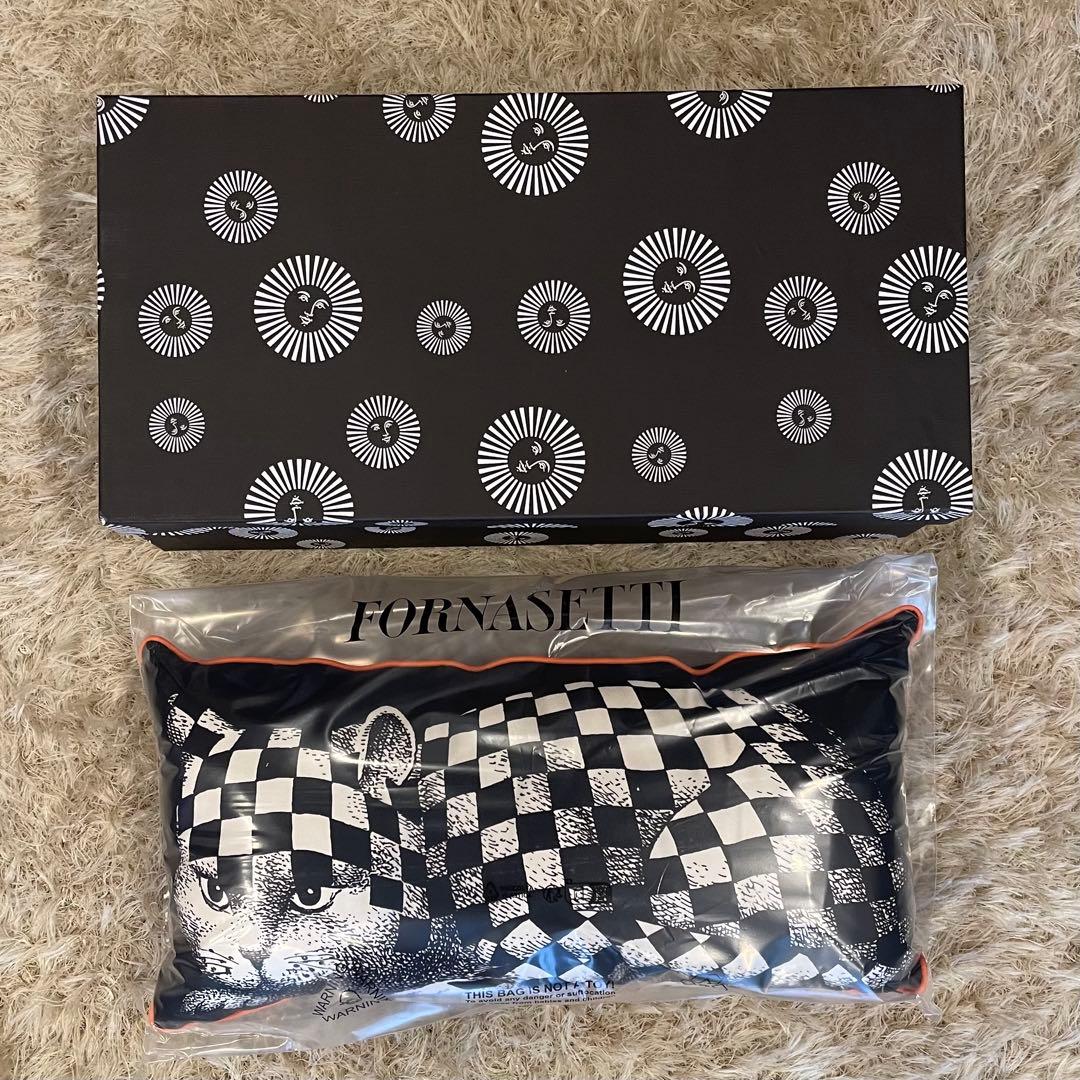 Fornasetti フォルナセッティ 猫柄 クッション 新品 正規品