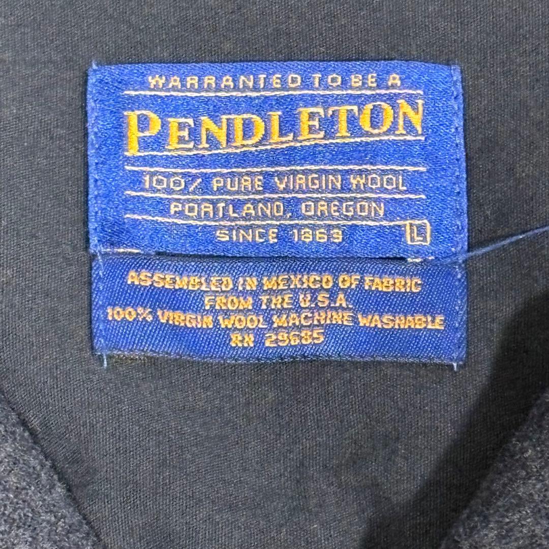 メキシコ製 ペンドルトン ボードシャツ オープンカラー ボックスフィット L