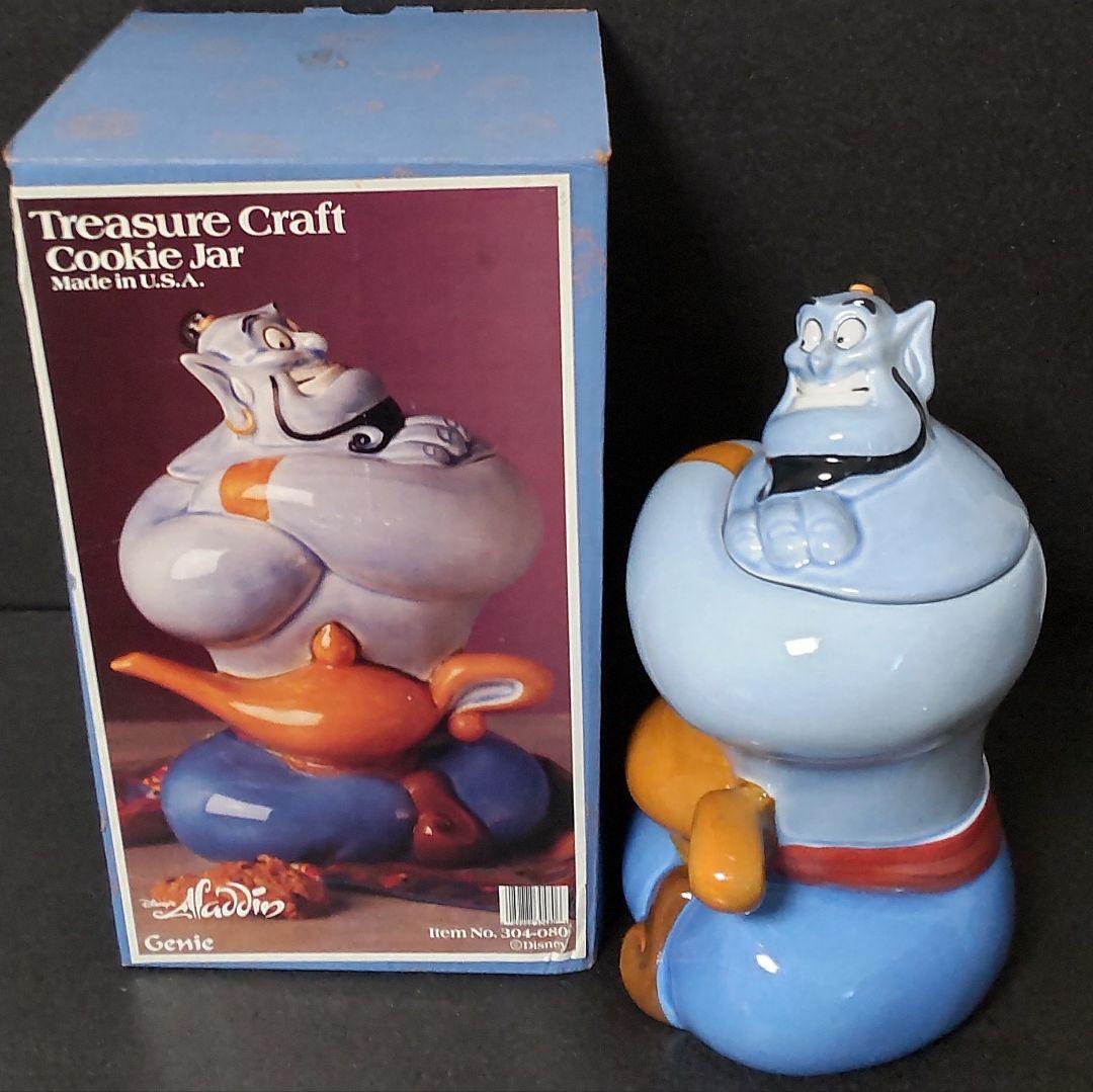 アラジン ジーニー クッキージャー　陶磁器　USディズニー