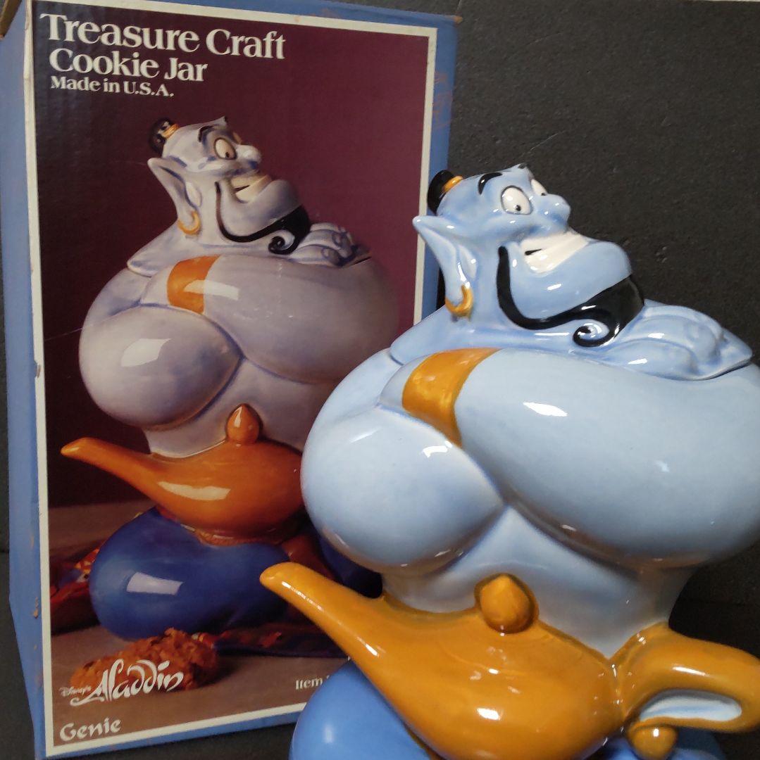 アラジン ジーニー クッキージャー　陶磁器　USディズニー