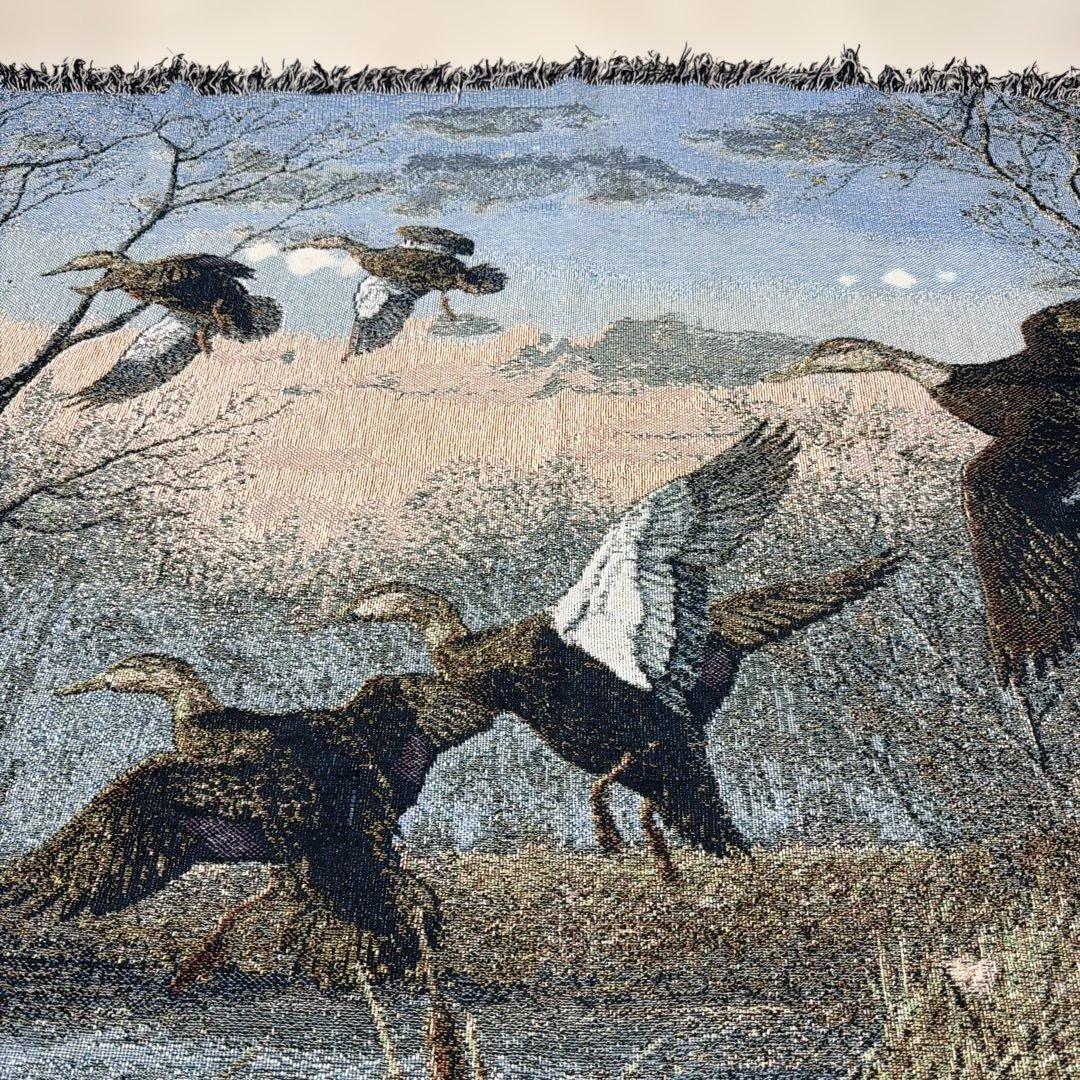 カモ　マルチカバー　ソファカバー　ヴィンテージラグ　130x177