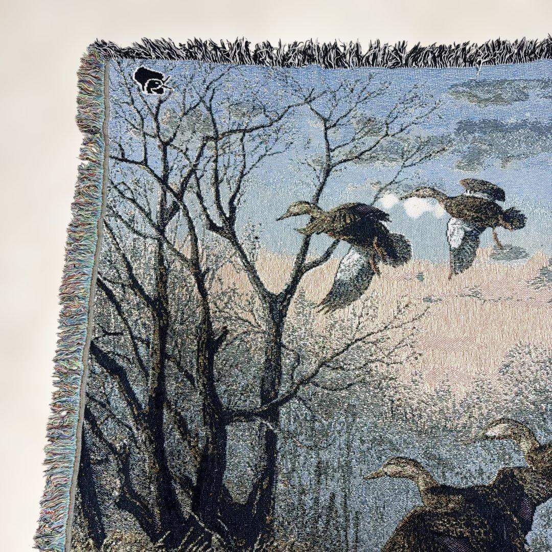 カモ　マルチカバー　ソファカバー　ヴィンテージラグ　130x177