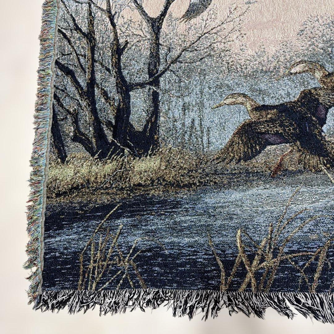 カモ　マルチカバー　ソファカバー　ヴィンテージラグ　130x177