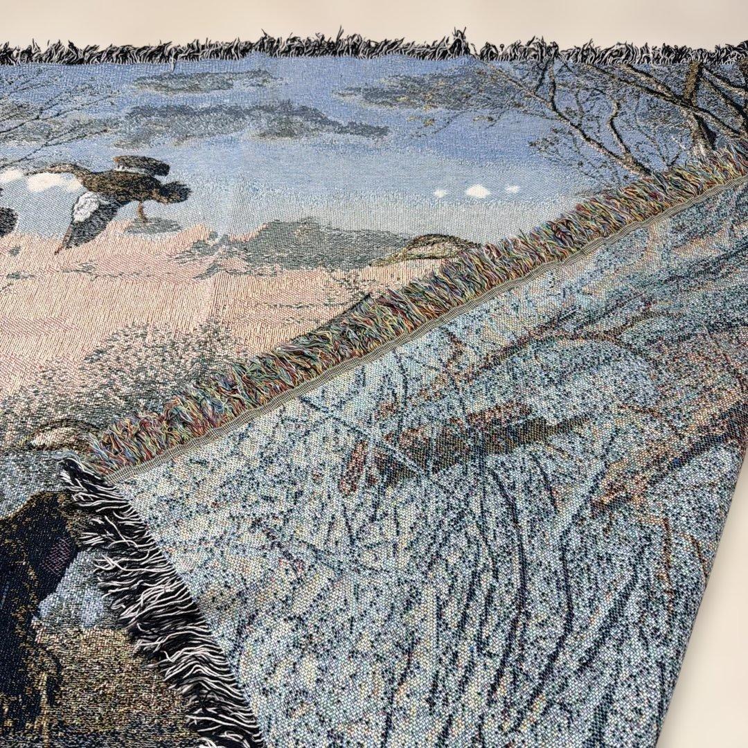 カモ　マルチカバー　ソファカバー　ヴィンテージラグ　130x177