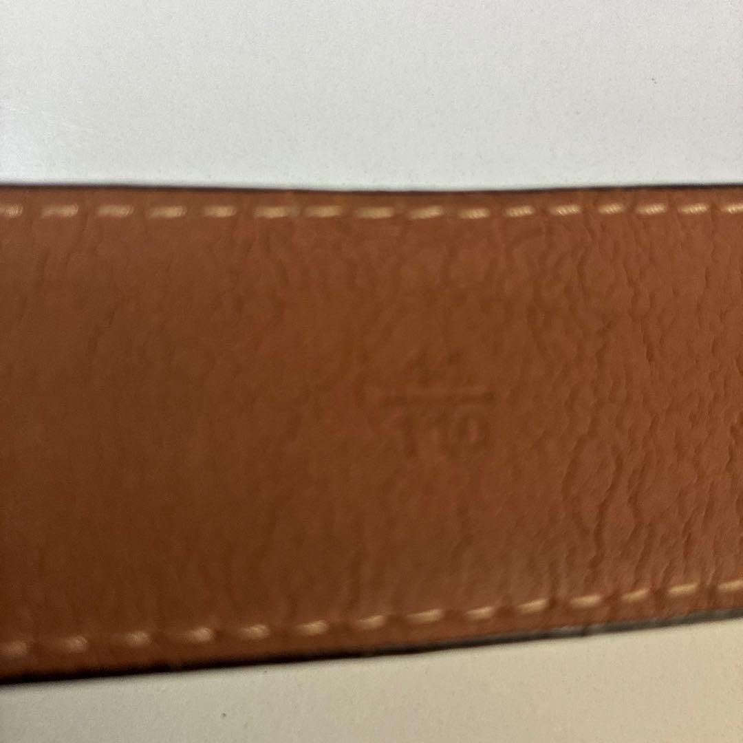 LOUIS VUITTON ブラックレザーベルト