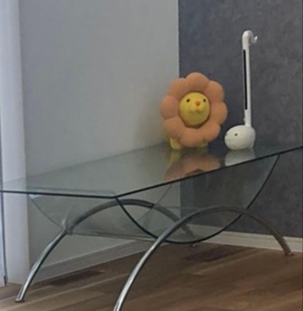 大塚家具　ガラステーブル　机　ローテーブル