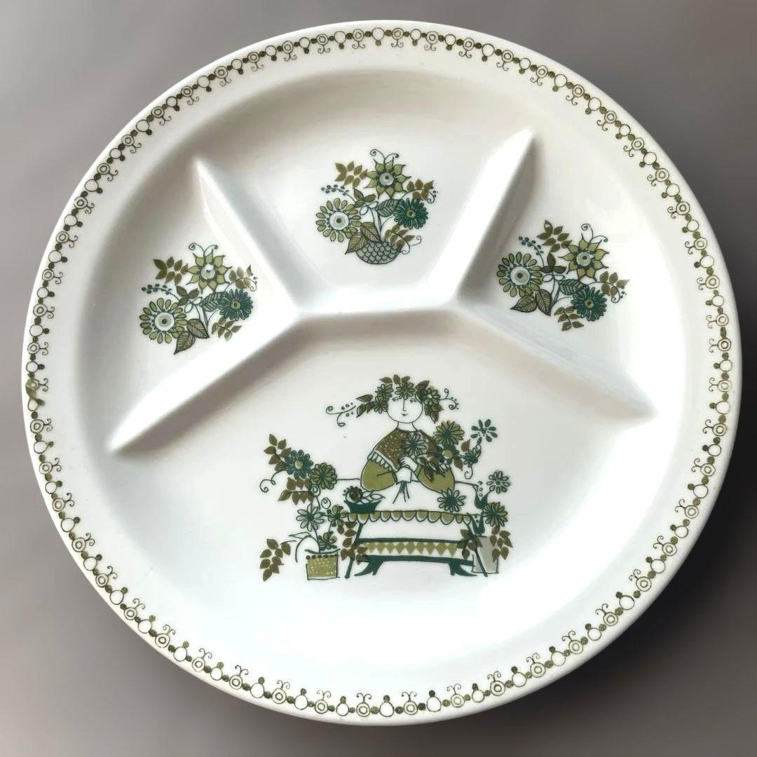 Figgjo フィッギオ 北欧ヴィンテージ フォンデュプレート ペア 希少