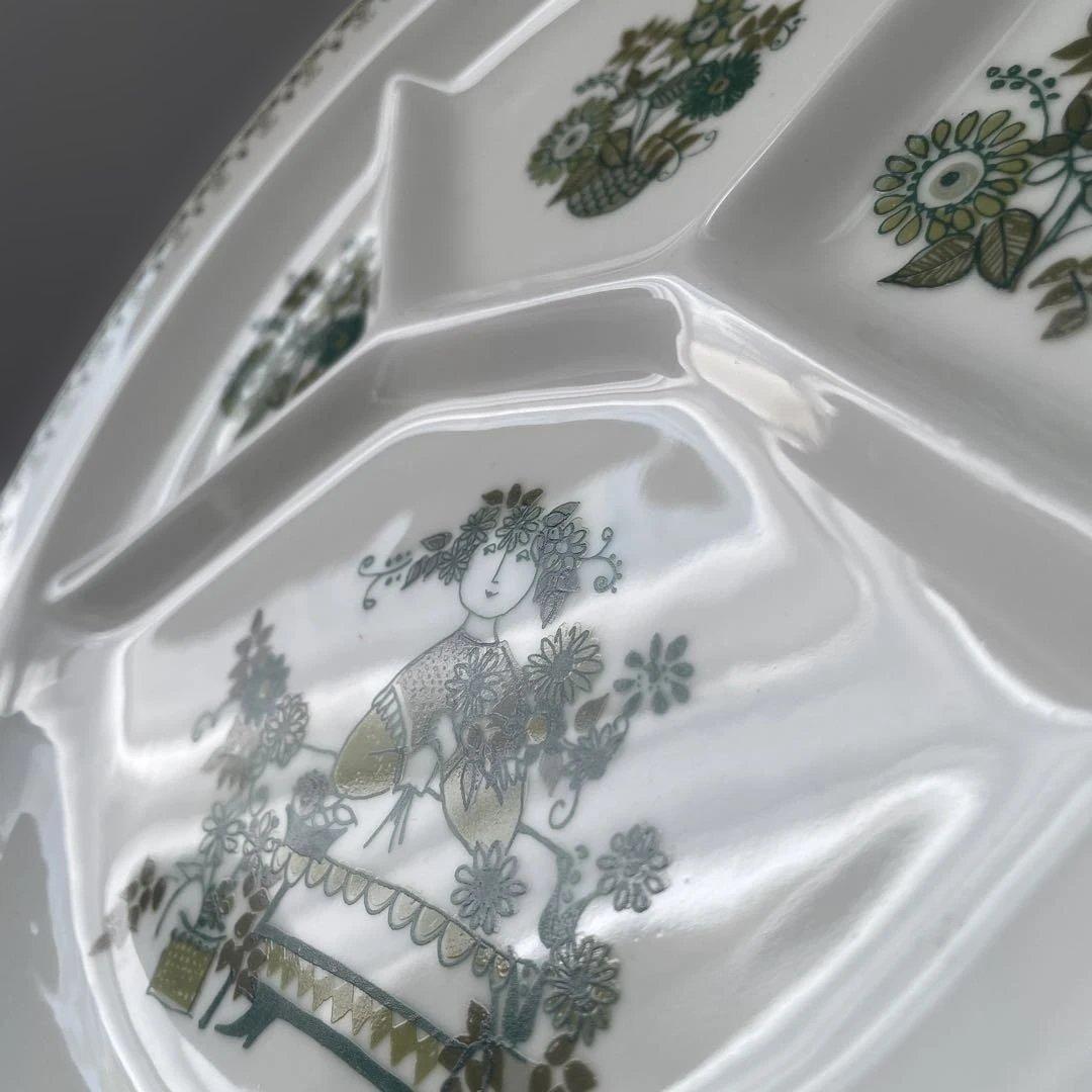 Figgjo フィッギオ 北欧ヴィンテージ フォンデュプレート ペア 希少