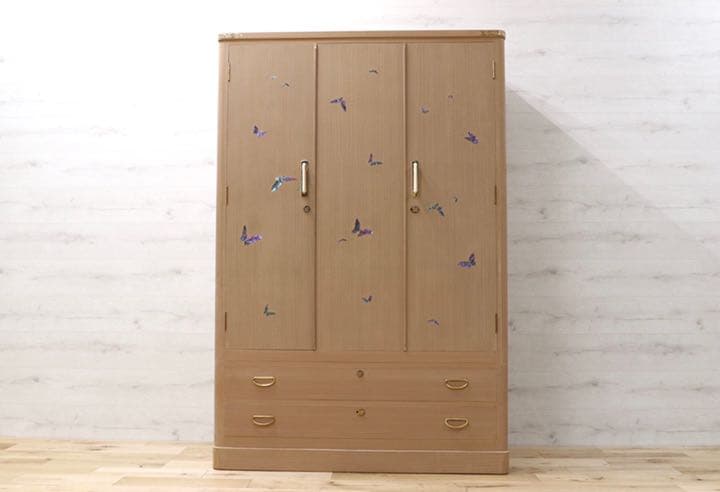 GMEK506○松創 桐箪笥 伝統工芸品 衣装タンス 整理箪笥 IDC大塚家具