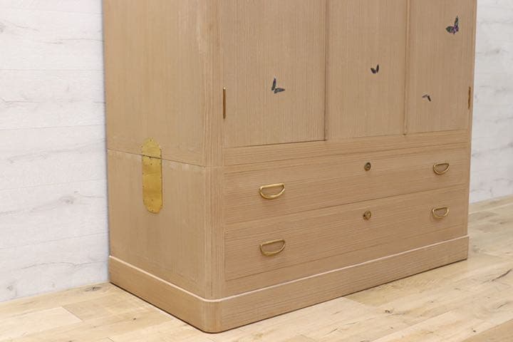 GMEK506○松創 桐箪笥 伝統工芸品 衣装タンス 整理箪笥 IDC大塚家具