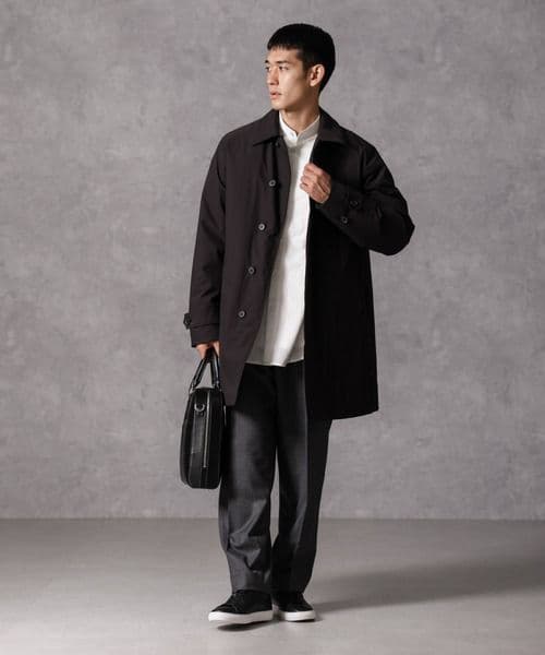 24AW NANO universe × 西川ダウン ステンカラーダウン