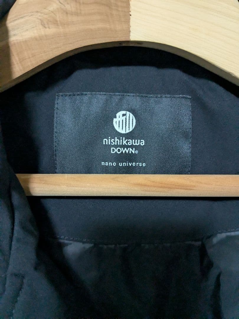 24AW NANO universe × 西川ダウン ステンカラーダウン