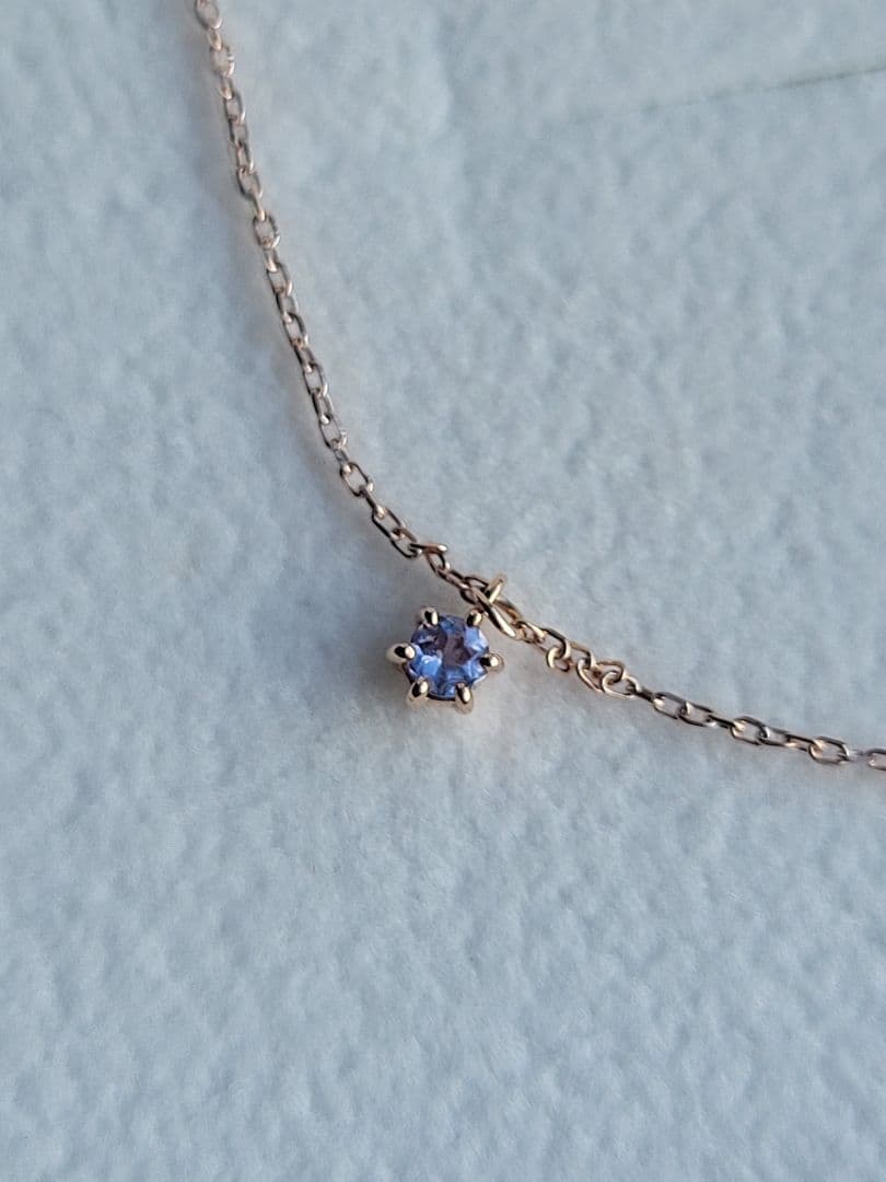 美品★Canal 4℃ タンザナイト K10 PGブレスレット ゴールド