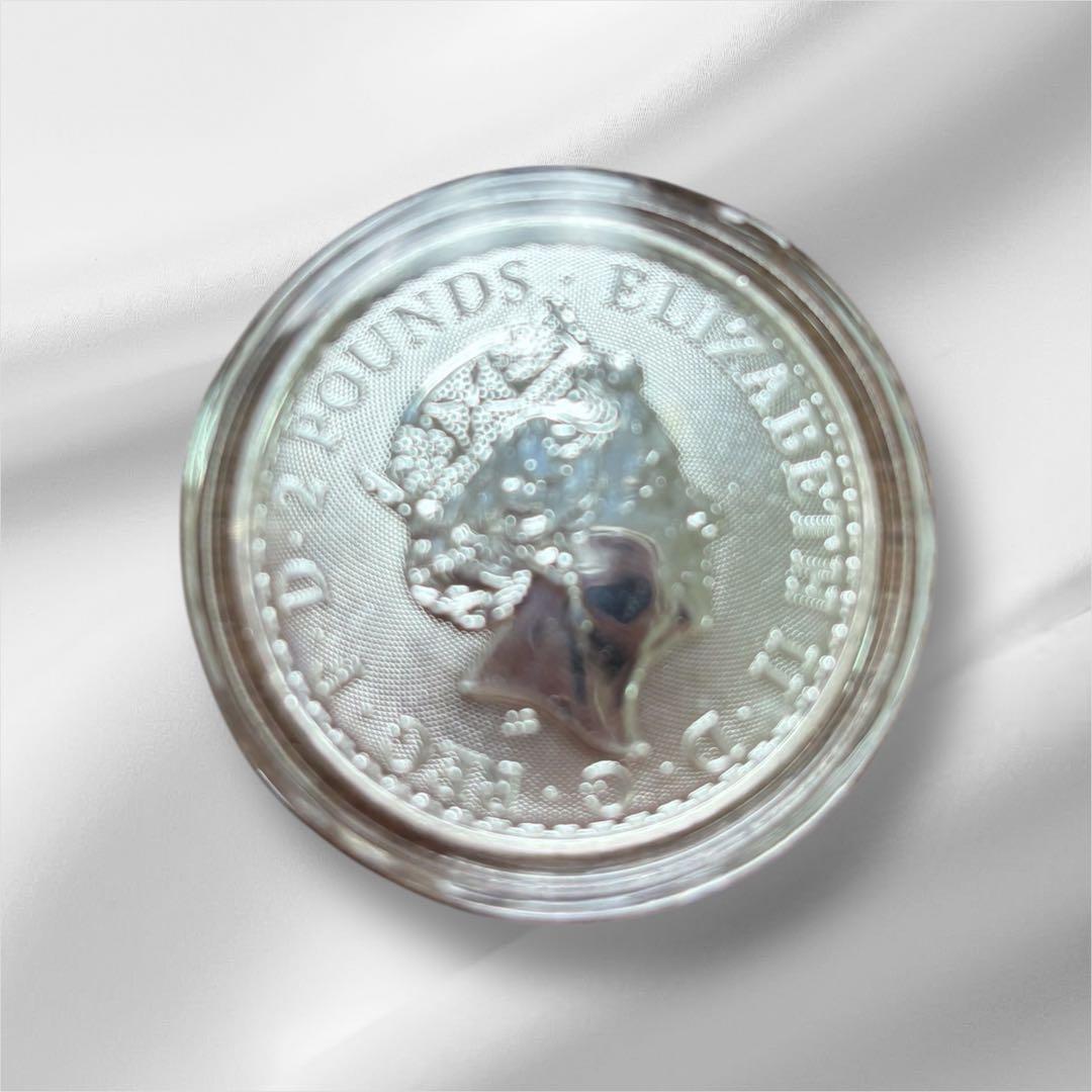 ブリタニア銀貨 1オンス 1枚　2021年製 クリアケース入り