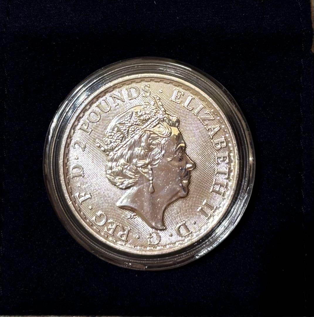 ブリタニア銀貨 1オンス 1枚　2021年製 クリアケース入り