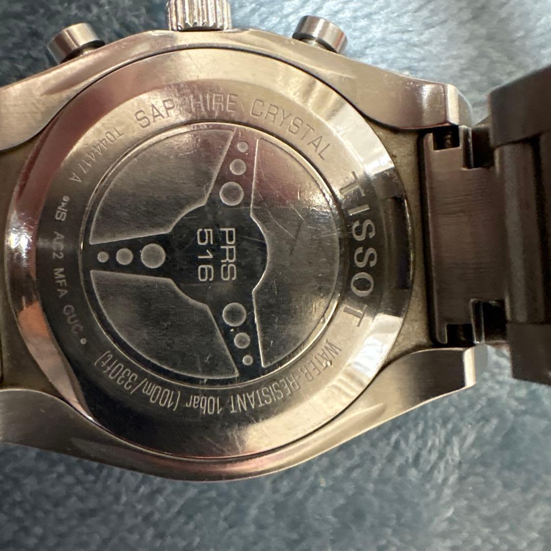 TISSOT prs516 ブラック 100m防水