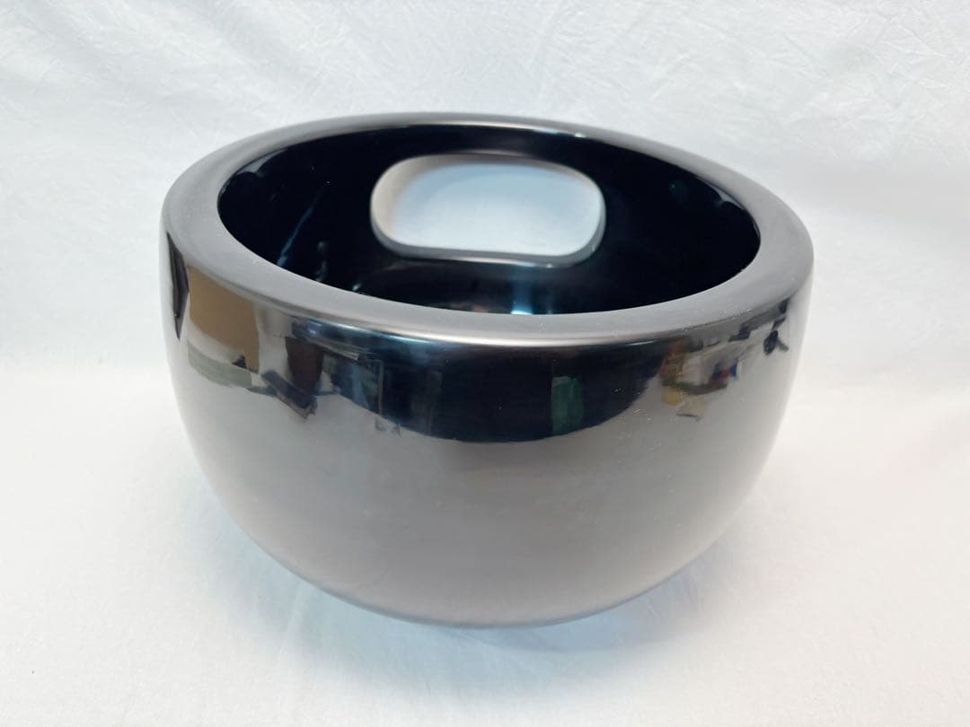 未使用 茶道具 月松斎造 尺一 黒塗 眉風炉 陶印 灰匙 火箸 前瓦 敷板 元箱