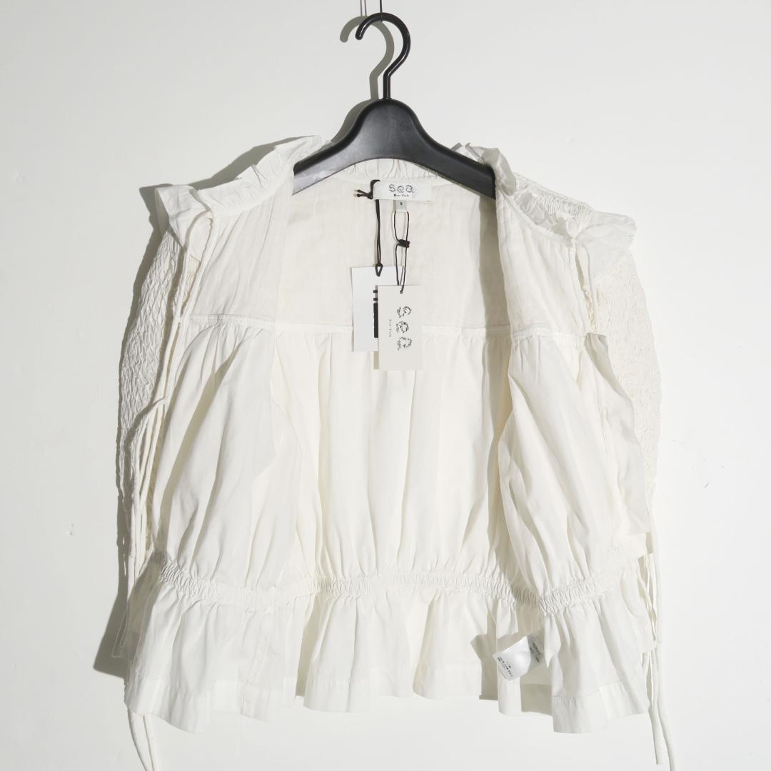 定価63,800円 Sea New York Casey パフスリーブ ブラウス