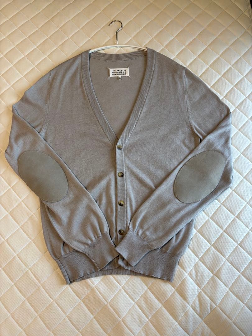 メゾン　マルジェラ　エルボーパッチ　カーディガン