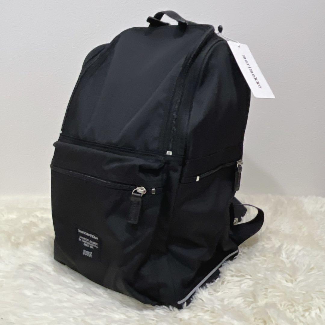 新品タグ付✨マリメッコ BUDDY バックパック リュック　黒　バディ