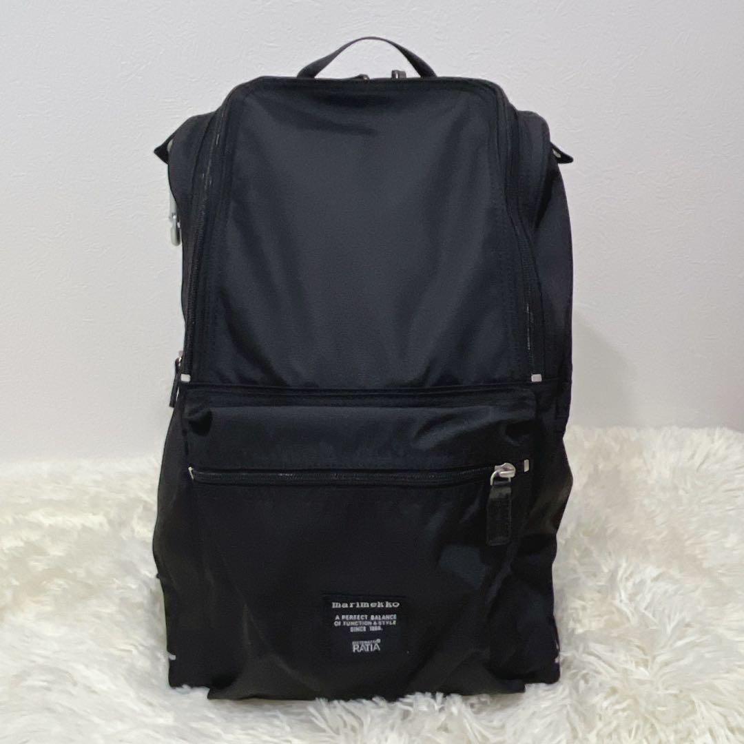 新品タグ付✨マリメッコ BUDDY バックパック リュック　黒　バディ