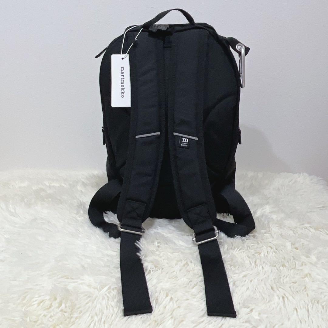 新品タグ付✨マリメッコ BUDDY バックパック リュック　黒　バディ
