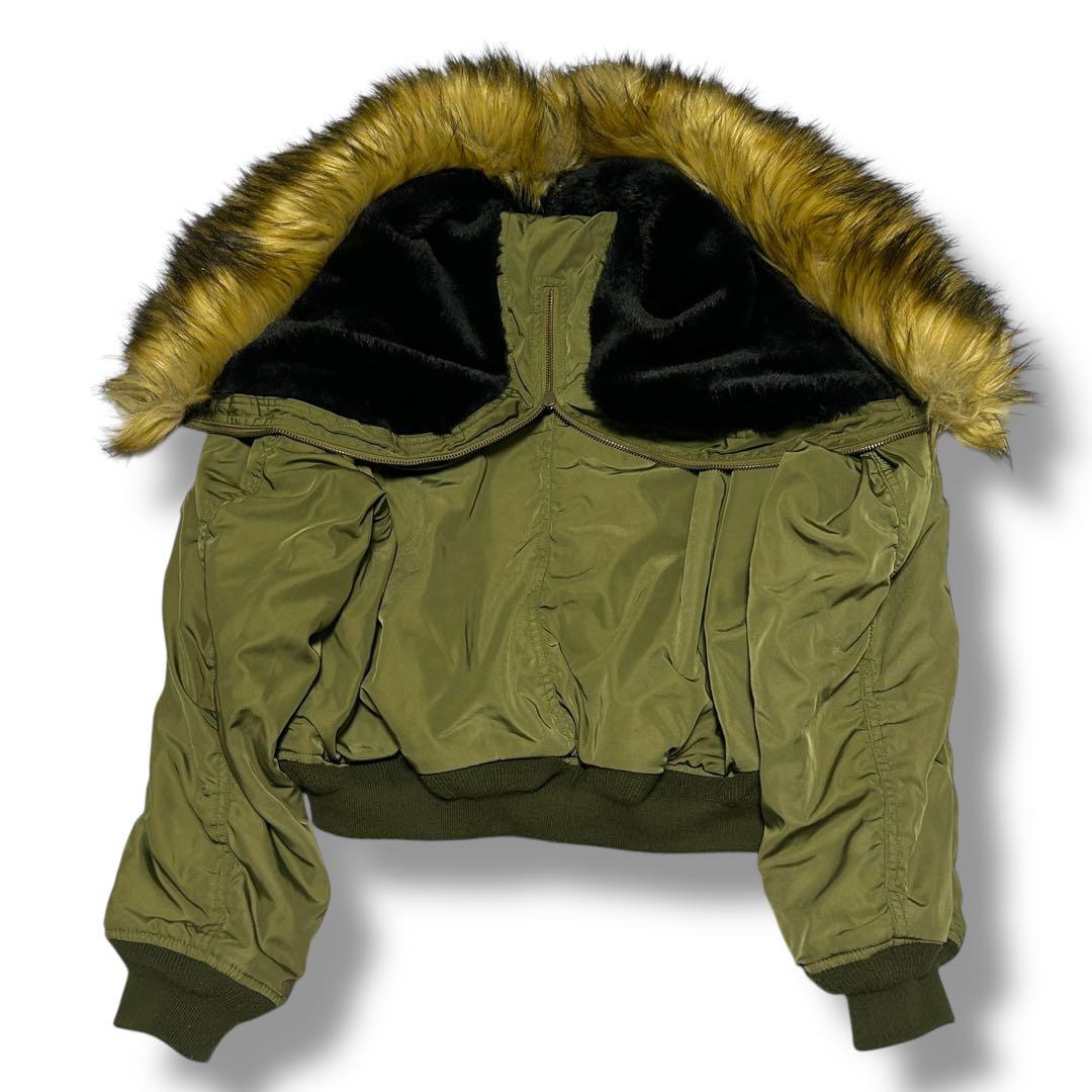 ☆即完品☆【moussy】 N-2B フライトジャケット 短丈 y2k カーキ