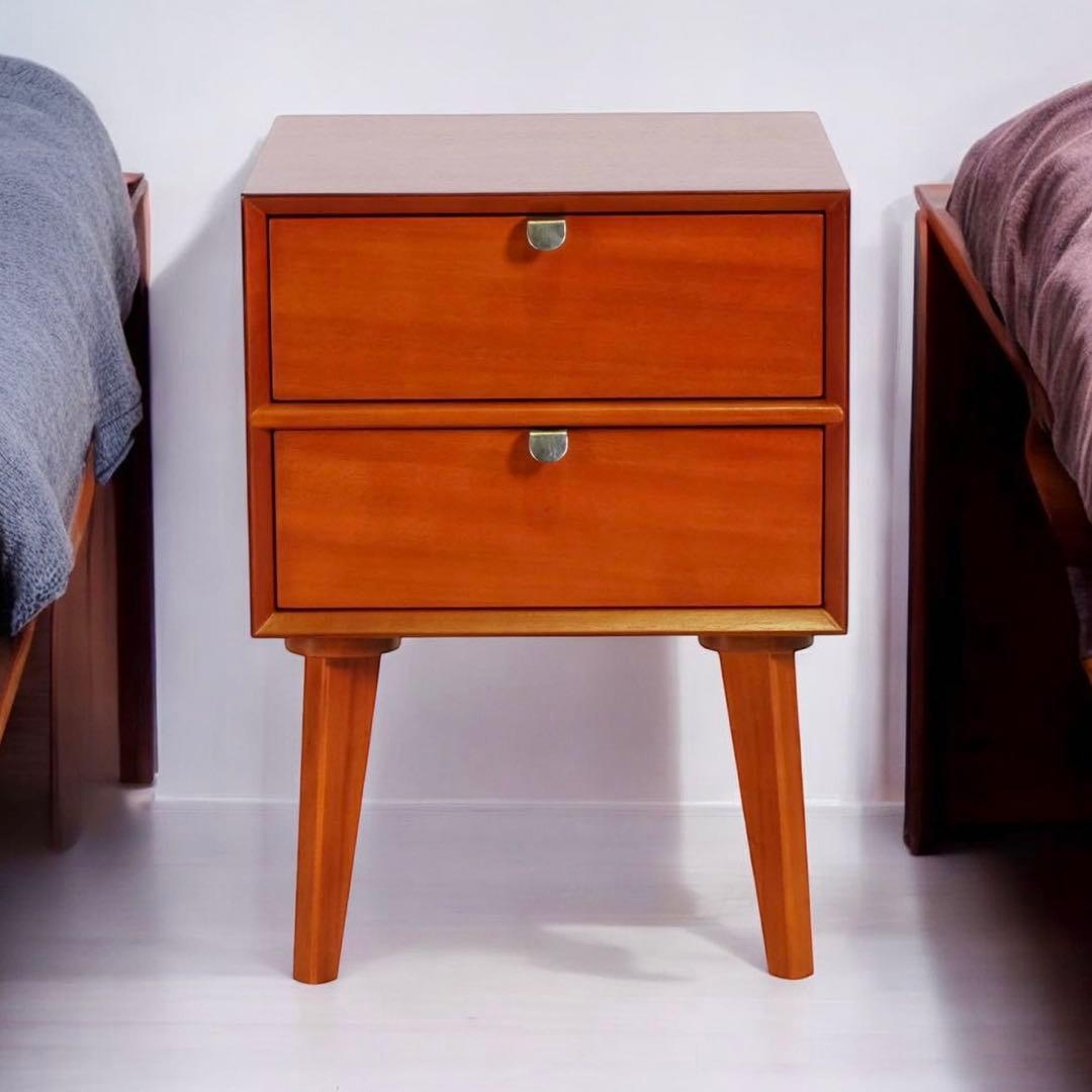 F 新品 サイドテーブル 北欧 収納 テーブル 小物入れ リビング収納 天然木