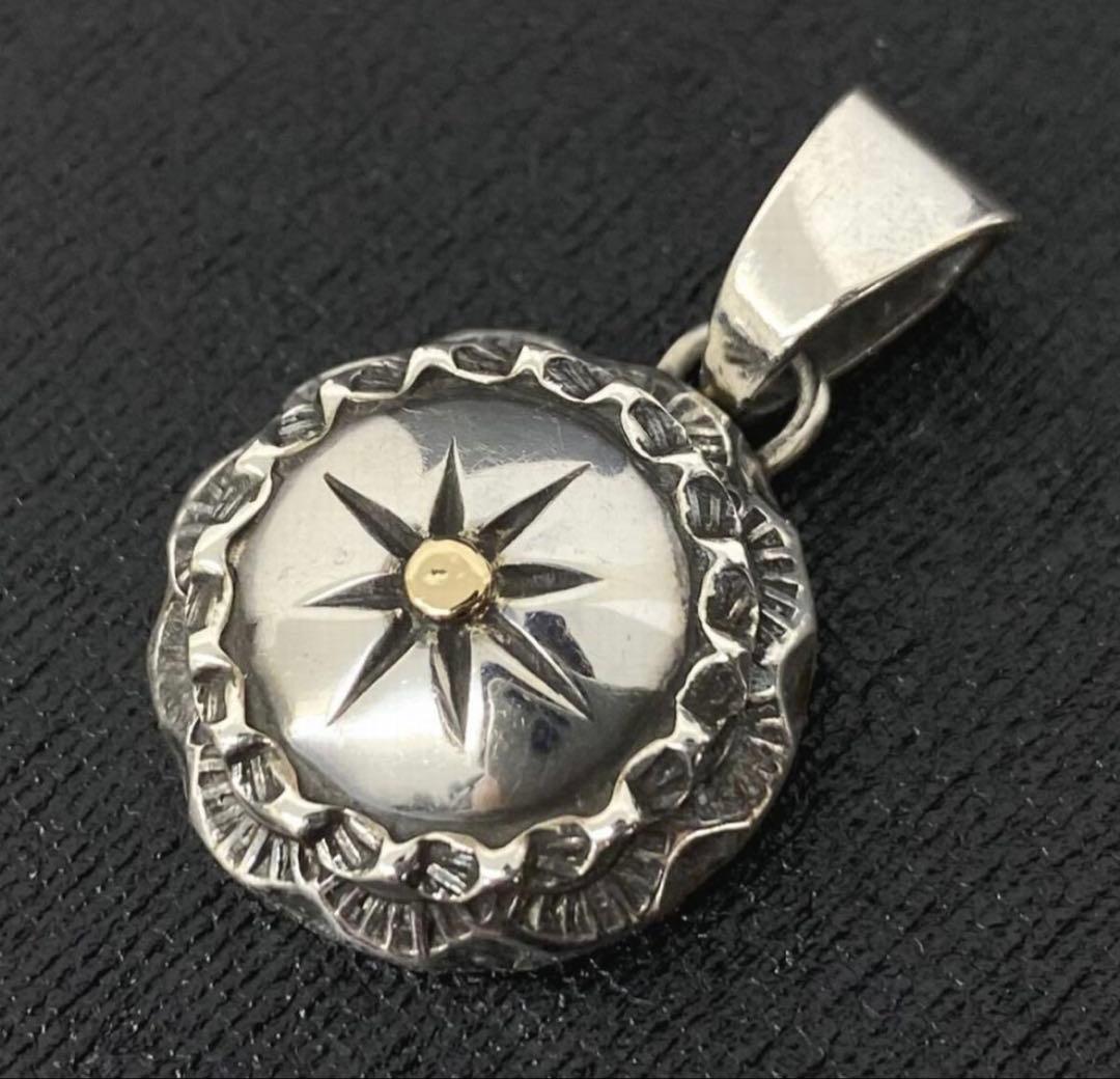 BIG HAND K18SUN シルバー ネイティブ アラベスクメタルペンダント