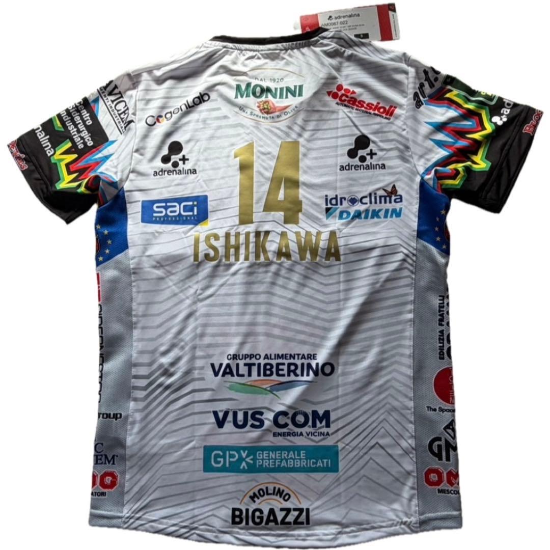 石川祐希　ペルージャ　ユニフォーム　25/26　アウェイ（白）　XLサイズ