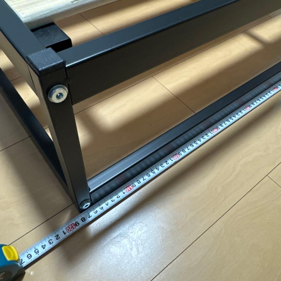 セミダブルベッドフレーム 対荷重　静音　通気性　送料込み